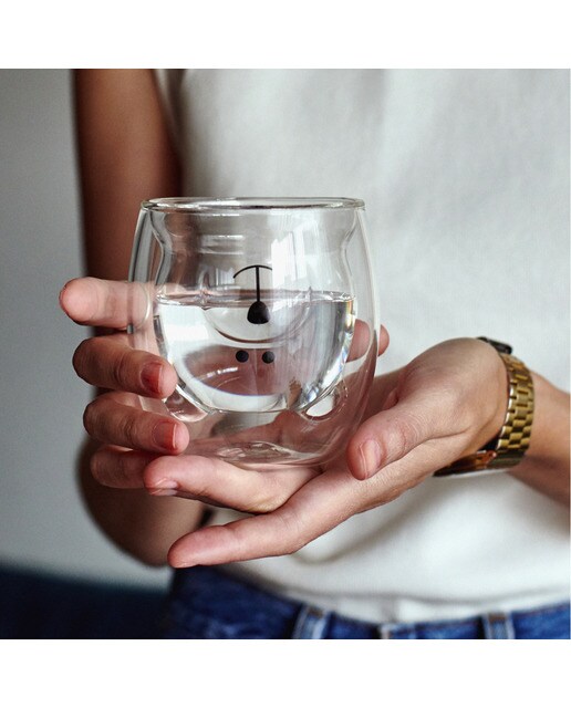 Copo Glasito para Café de Camada Dupla Urso Polar 8
