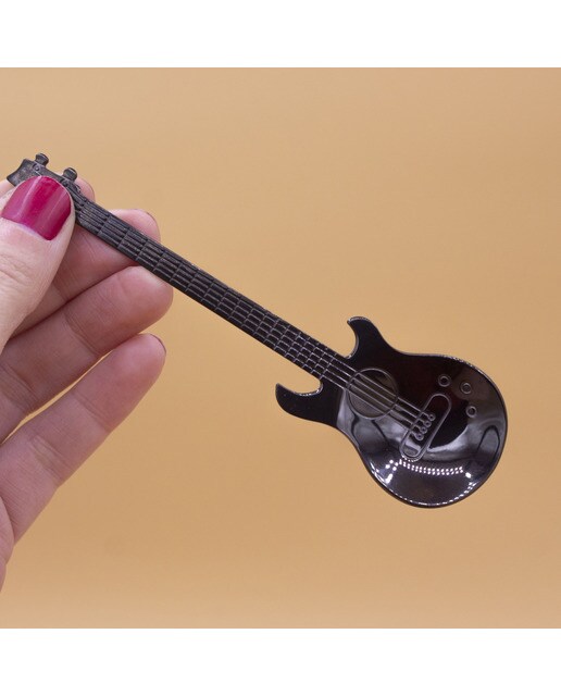 Colheres na Forma de Guitarra Coffee & Rock 6