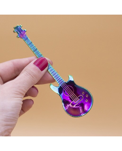 Colheres na Forma de Guitarra Coffee & Rock 7