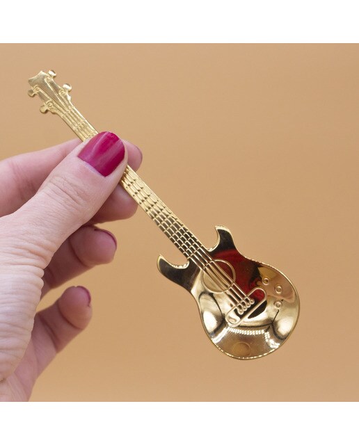 Colheres na Forma de Guitarra Coffee & Rock 8