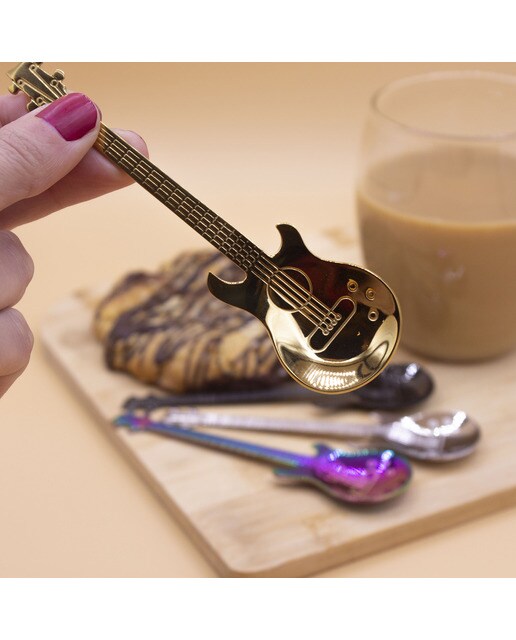 Colheres na Forma de Guitarra Coffee & Rock 10