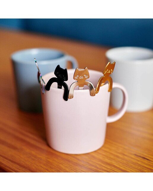Colheres em Forma de Gatinhos Coffee & Cats 4