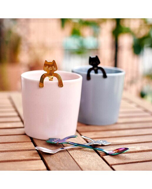 Colheres em Forma de Gatinhos Coffee & Cats 6