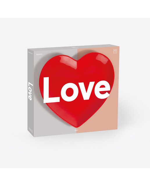 Prato Love - Vermelho 2