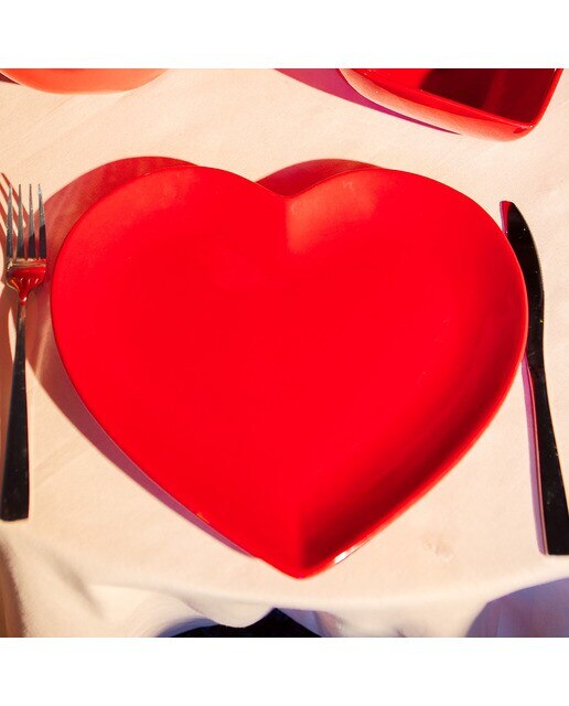 Prato Love - Vermelho 4