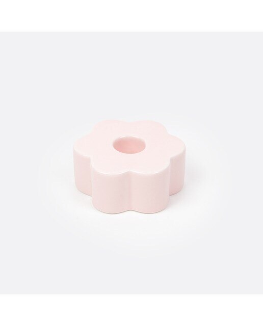 Porta velas DOIY daisy rosado 1