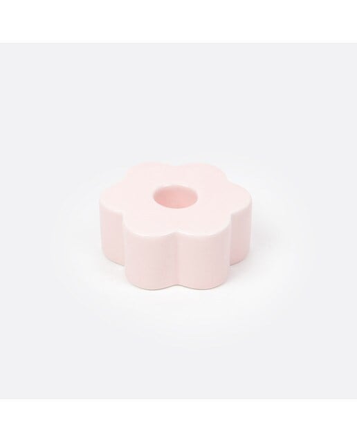 Porta velas DOIY daisy rosado