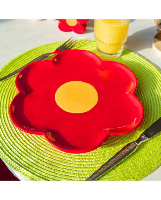 Prato DOIY daisy vermelho 3