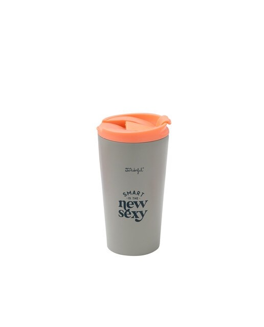 Imagen 0 de Taza take away térmica Mr Wonderful: Smart is the new sexy
