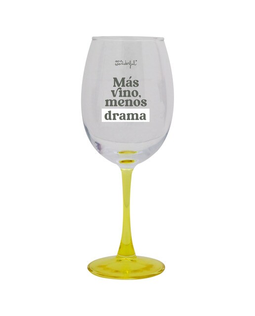 Mr. Wonderful - Copa de vino Mr Wonderful: Más vino, menos drama.
