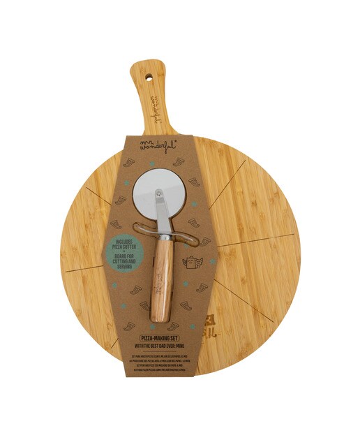 Conjunto de fabrico de pizzas Mr Wonderful: com o melhor dos pais: o meu 1