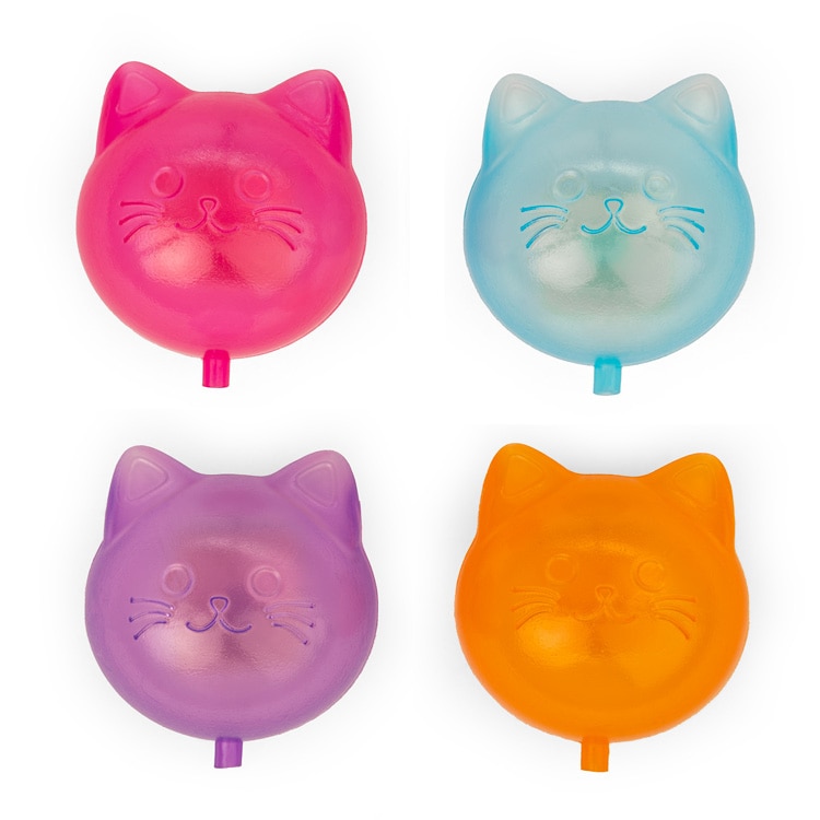 Conjunto de 24 cubos reutilizáveis Kikkerland em forma de gato 3