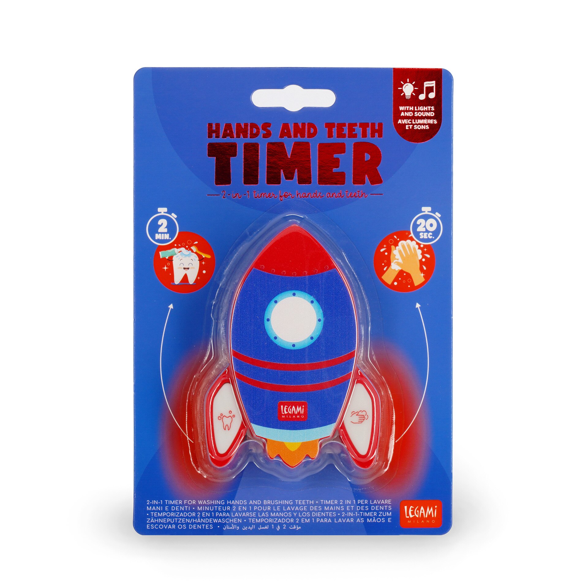 Temporizador 2-Em-1 Espaço Legami 7