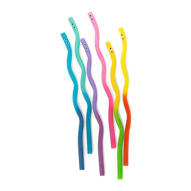 Imagem 0 de Palhinhas infantis que mudam de cor  Kikkerland