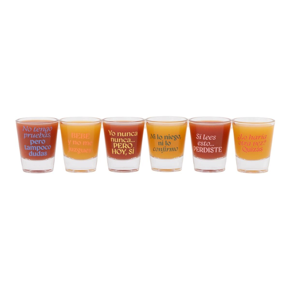 Set Mr Wonderful de 6 vasos de chupito para brindar infinito?. 3