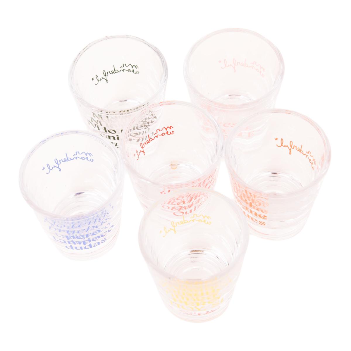 Set Mr Wonderful de 6 vasos de chupito para brindar infinito?. 5