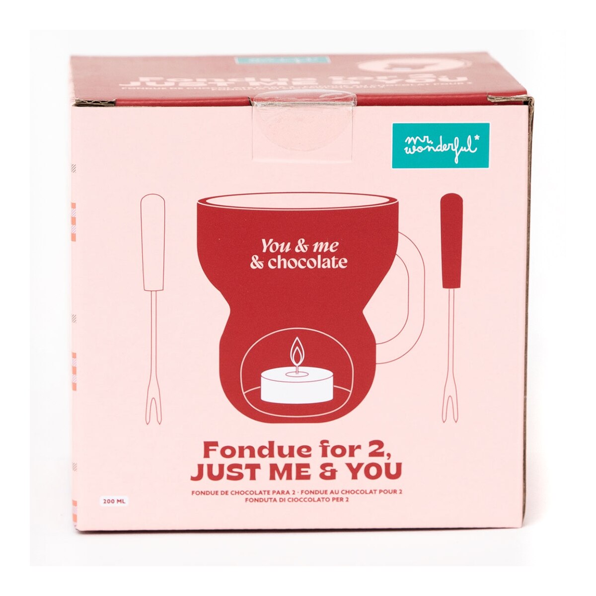 Imagen 4 de Fondue Mr Wonderful de chocolate para 2 - You & me & chocolate?.