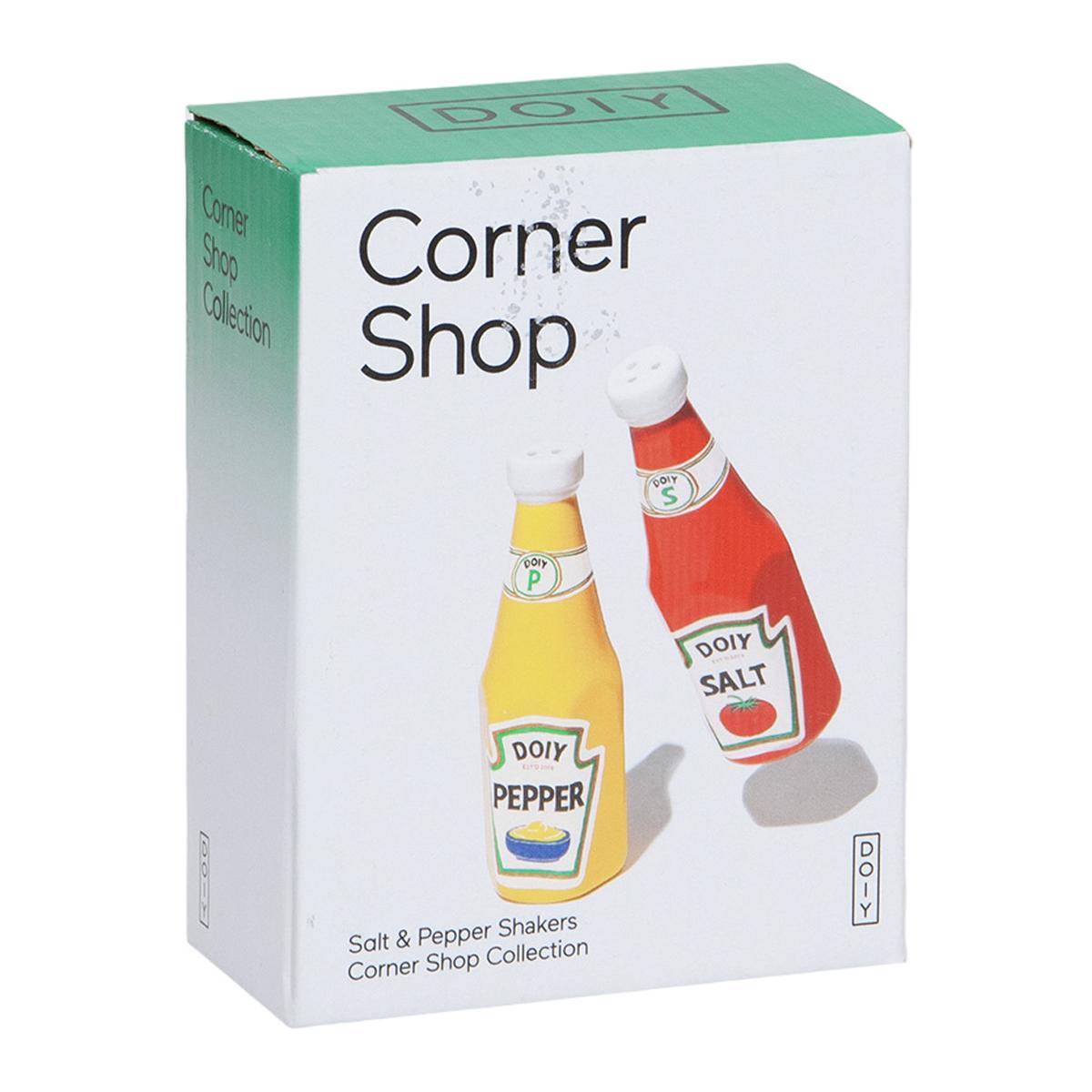 Saleiro e Pimenteiro DOIY Corner Shop Ketchup e Mostarda 2