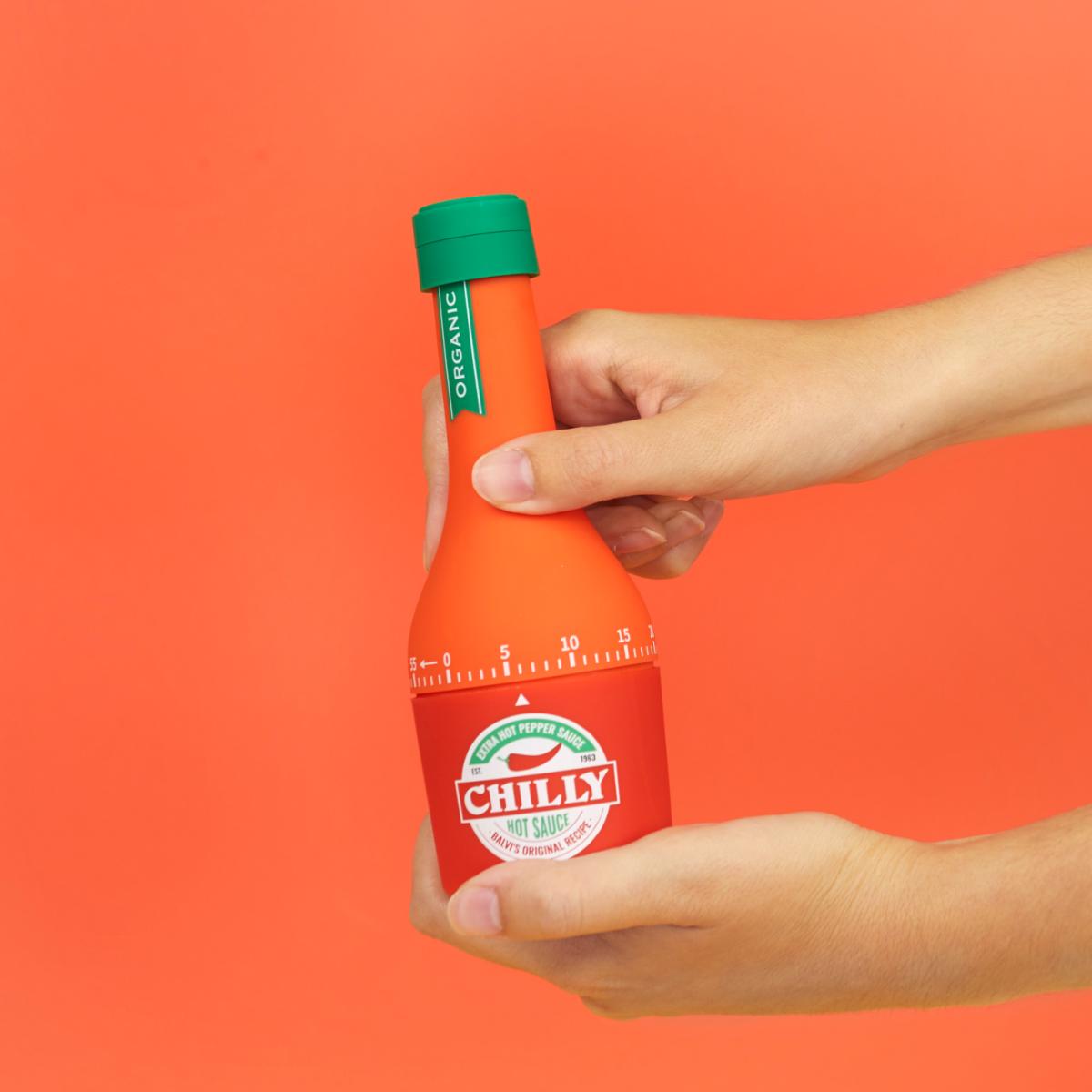 Minutero Balvi Chilly Vermelho plástico 4