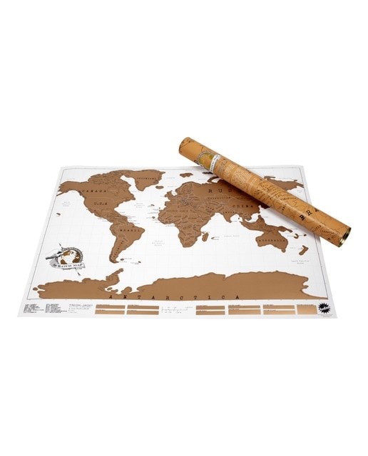 Imagem 0 de Mapa do Mundo Grande para Raspar