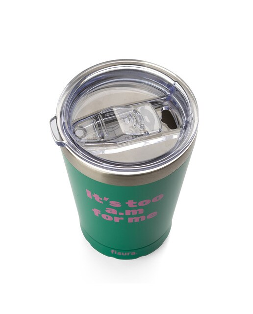 Copo Termo Fisura It's Too a.m. For Me - Verde 2