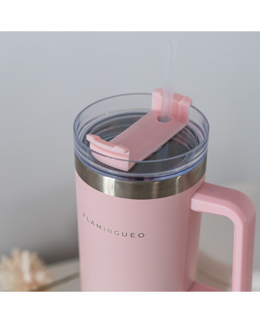 Termo de aço inoxidável Flamingueo rosa 5