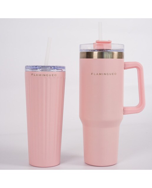 Termo de aço inoxidável Flamingueo rosa 7