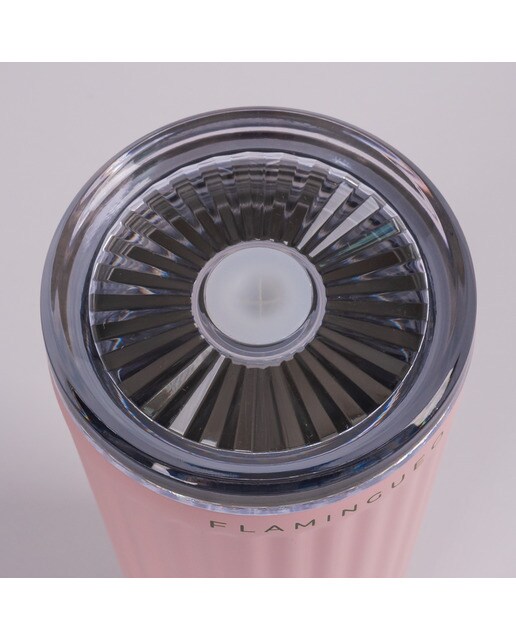 Copo de aço inoxidável cor-de-rosa Flamingueo com palhinha 5