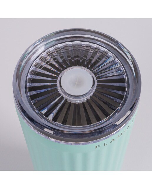 Copo de aço inoxidável Flamingueo aquamarine com palhinha 5