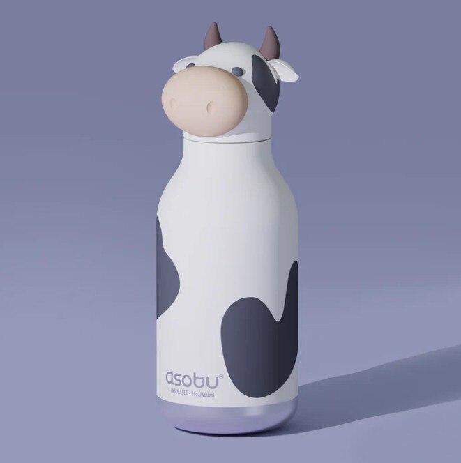 Botella Térmica Asobu Besties Vaca 475ml 2
