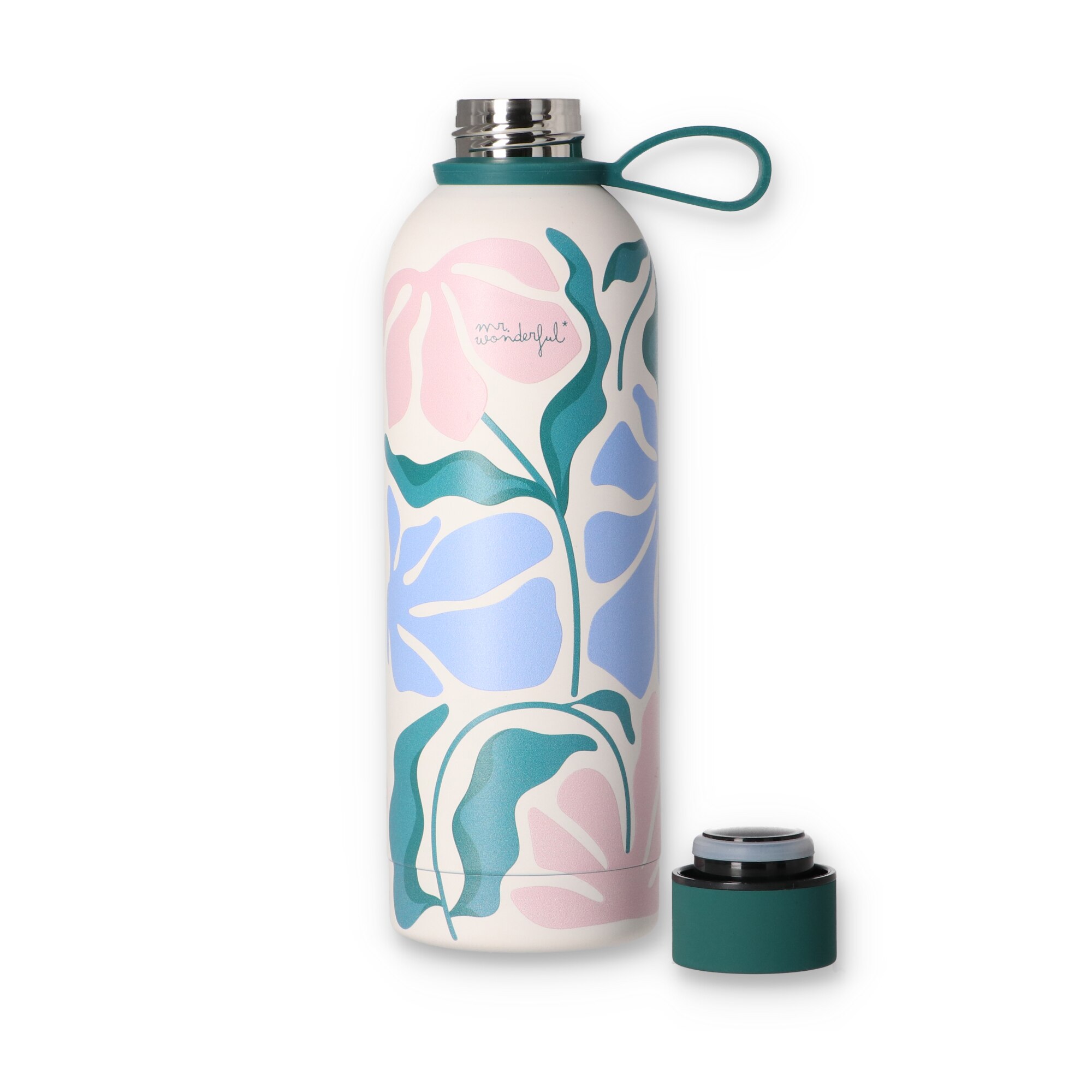 Botella térmica Mr Wonderful: Estampado flores 500ml. 4