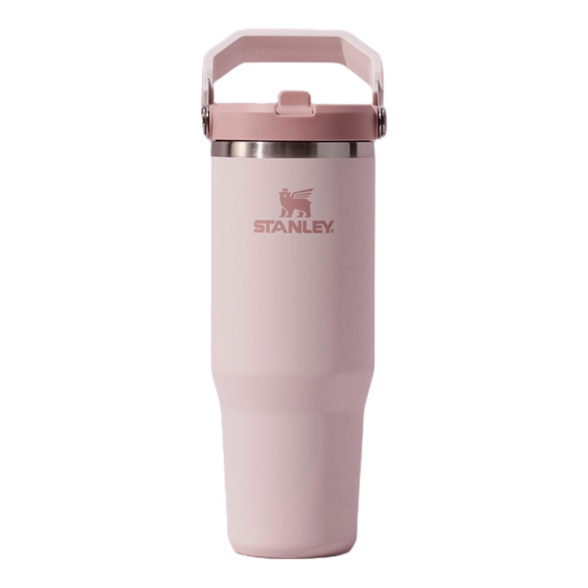 Copo Térmico com palhinha IceFlow 0.89L Quartzo Rosa 4