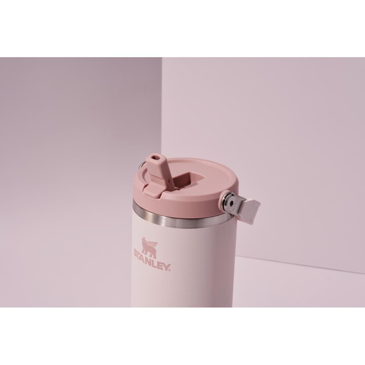 Copo Térmico com palhinha IceFlow 0.89L Quartzo Rosa 5