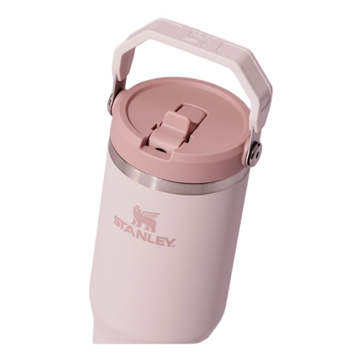 Copo Térmico com palhinha IceFlow 0.89L Quartzo Rosa 6