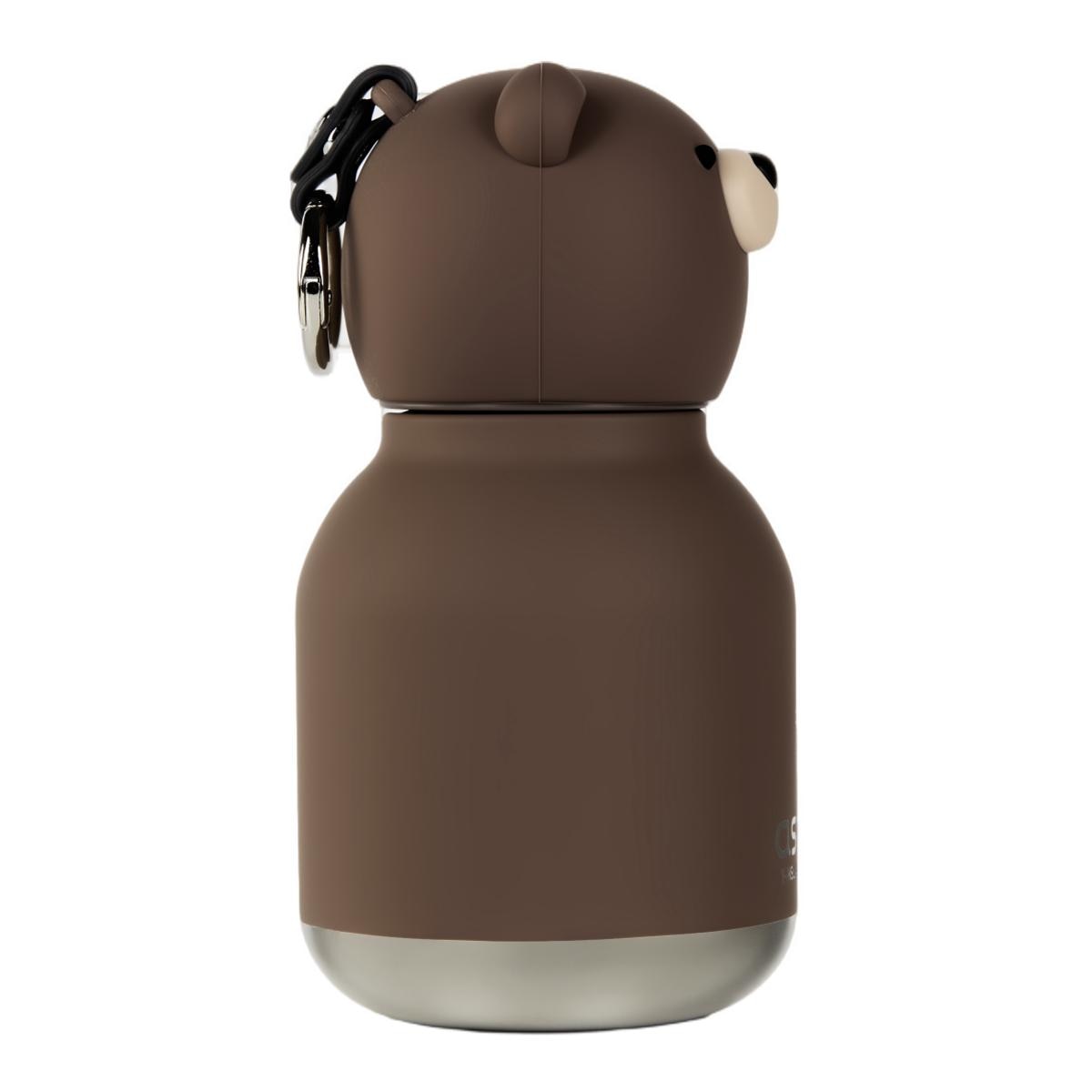 Mini-garrafa Térmica Asobu Urso Castanho 200ml 2