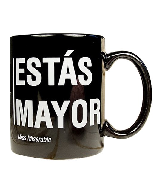 Caneca Existencialista Miss Miserable: Estas mayor 1