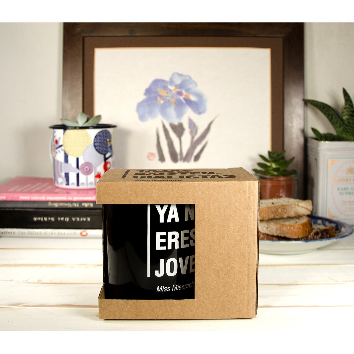 Caneca Existencialista Miss Miserable: Estas mayor 4
