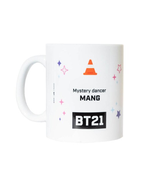 Caneca BT21 Mang - Branco/Rosa 2