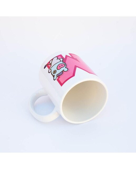 Caneca BT21 Mang - Branco/Rosa 3