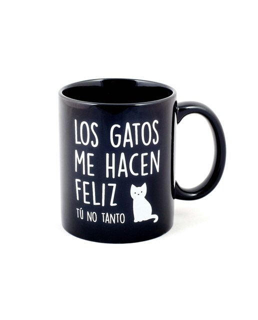 Imagem 0 de Caneca Miss Miserable Los Gatos Me Hacen Feliz
