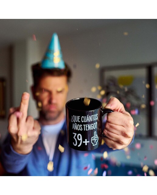 Caneca Miss Miserable para 40 Cumpleaños ¿Que Cuántos Años Tengo? 39+1 4