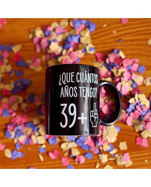 Caneca Miss Miserable para 40 Cumpleaños ¿Que Cuántos Años Tengo? 39+1 5