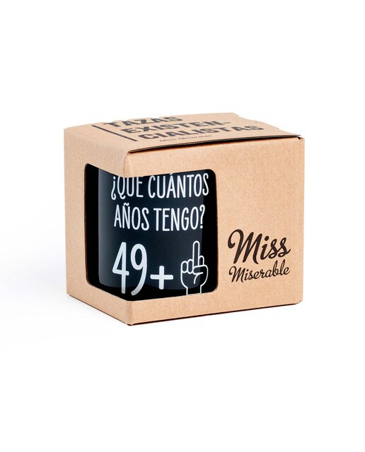 Caneca Miss Miserable para 50 Cumpleaños ¿Que Cuántos Años Tengo? 49+1 5