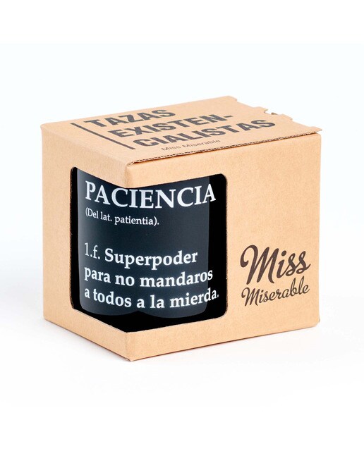 Caneca Miss Miserable Definição de Paciencia 5