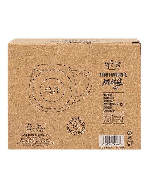 Caneca 3D Mr Wonderful: Margarida 5