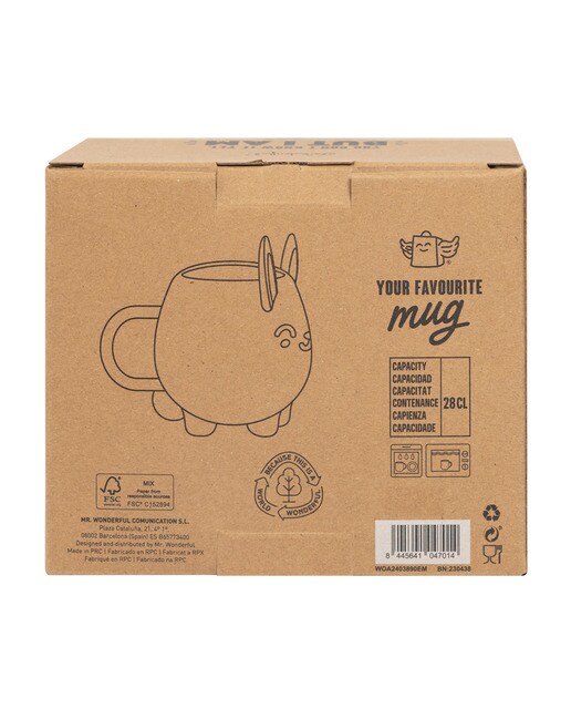 Taza 3D Mr. Wonderful: Conejo 5