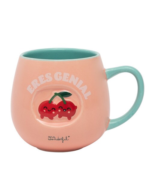 Taza 3D Mr. Wonderful: Cerezas, eres genial 1