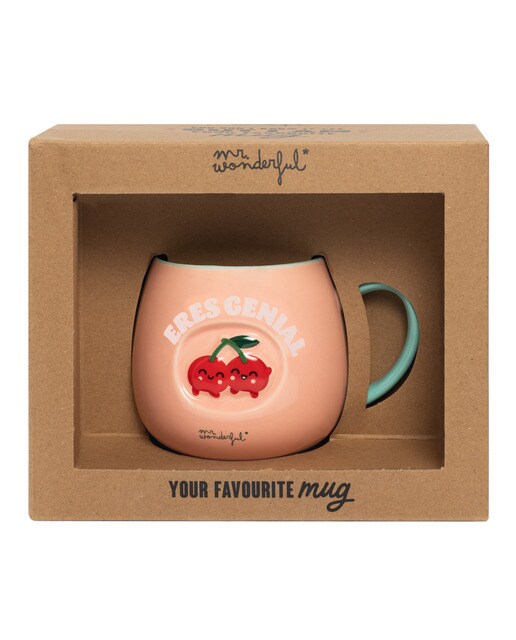 Taza 3D Mr. Wonderful: Cerezas, eres genial 4