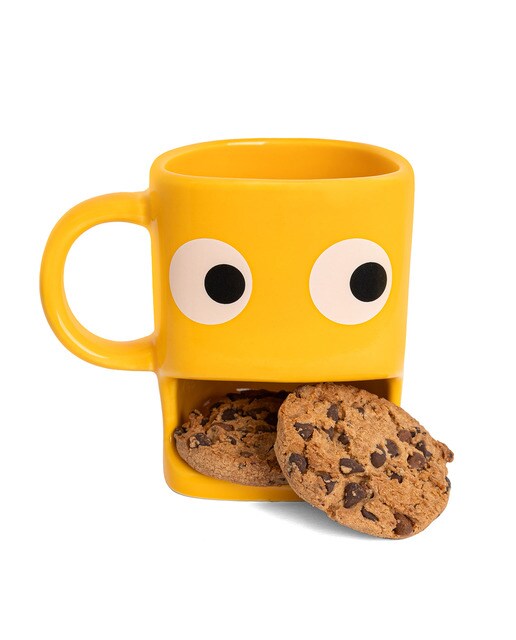 Caneca para bolachas Fisura amarelo 1
