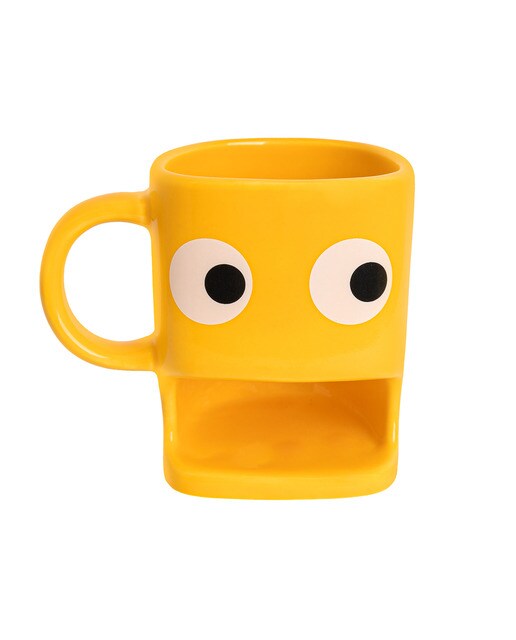 Caneca para bolachas Fisura amarelo 2